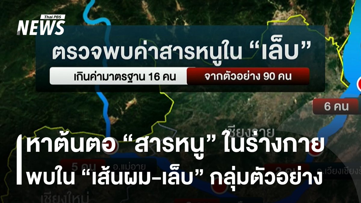 หาต้นตอ "สารหนู" ที่ตรวจพบในเส้นผม-เล็บของกลุ่มตัวอย่างคน "ริมน้ำกก" บางคนระคายเคืองผิวหนัง สีผิวผิดปกติ ชาตามปลายมือ-ปลายเท้า #สารหนู #แม่น้ำกก #สิ่งแวดล้อม #สารพิษ #ข่าววันนี้ #ข่าวไทยพีบีเอส #ข่าวที่คุณวางใจ #ThaiPBSnews #ThaiPBS