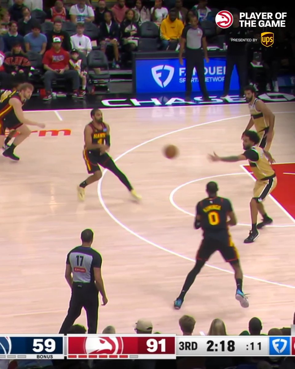 Jonathan Kuminga became the first Hawk ever to score 25+ PTS in less than 30 MIN in his team debut 😮 #TrueToAtlanta x UPS