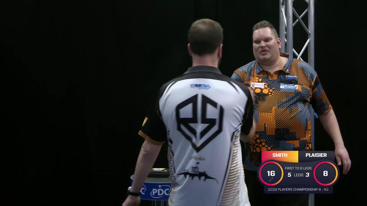 SMUDGER BEATS PLAISIER! Ross Smith's hopes of back-to-back titles in Leicester continues, as Smudger beats Wesley Plaisier 6-3! 📺 #PC6