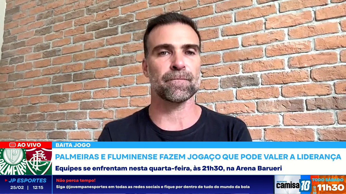 Mauro Cezar volta criticar gramado sintético ao comentar sobre a partida entre Palmeiras x Fluminense. "A grande pergunta é: porque tem piso de plástico em Barueri? É a grande pergunta que não tem resposta, e pouco se fala disso." 📽️Jovem Pan Esportes