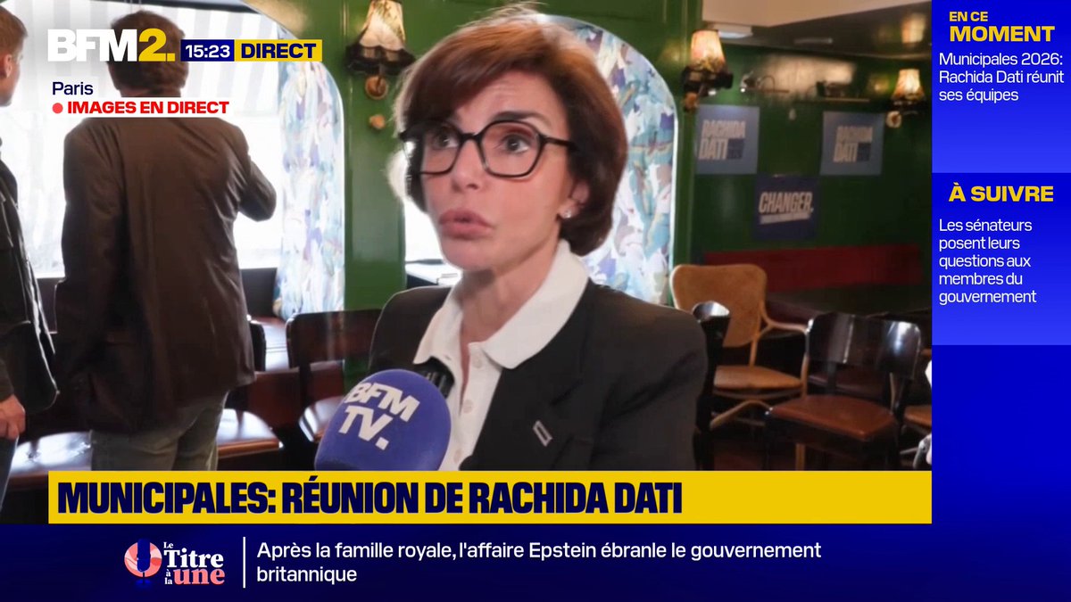 💬"Ses propos sont responsables" Municipales à Paris : Rachida Dati réagit aux propos d'Édouard Philippe qui fera "tout" pour "l'alternance" à Paris #BFM2