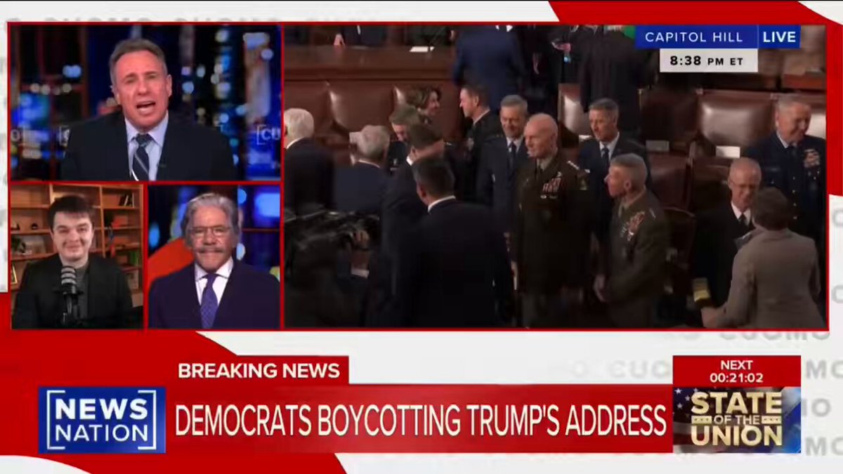 WATCH: “GIVE ME A BREAK.” Adam Mockler eats Geraldo Rivera for lunch as Geraldo whines about Dems skipping Trump’s 2 hour festival of lies, acting as if he didn’t incite an insurrection + shred the constitution long ago. We are way past normalcy. Save that “both sides” stuff.