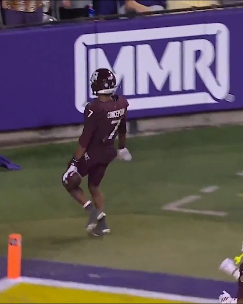 WR KC Concepcion turned heads with Texas A&M Football this season 👀 2026 NFL Combine starts Thursday 3pm ET on NFL Network Stream on NFL+