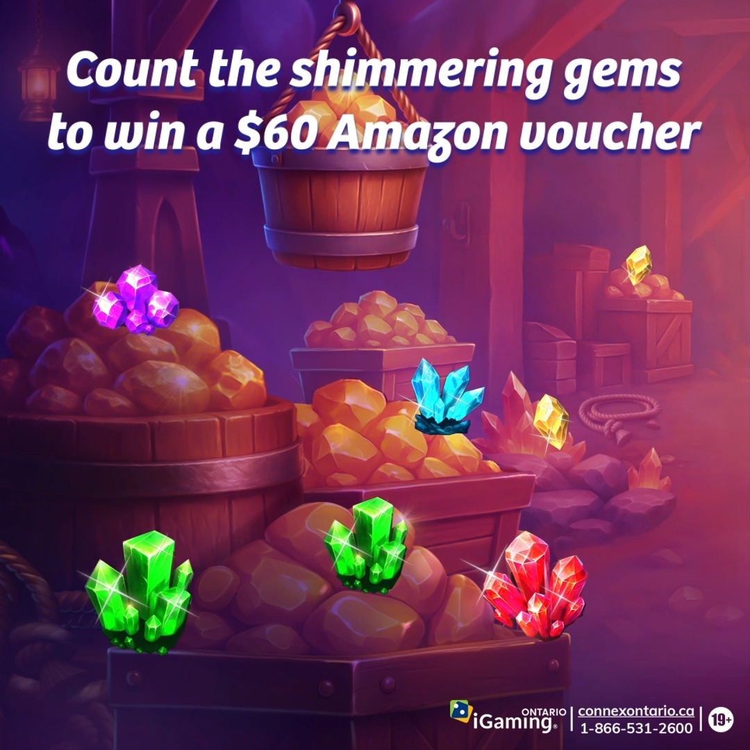 ๐We're hoping to make a fancy PlayOJO crown with only the shiniest of purple jewels! Tell us how many the miner collects for your chance to ๐ฐ๐ข๐ง ๐จ๐ง๐ ๐จ๐ ๐จ๐ฎ๐ซ ๐ญ๐ก๐ซ๐๐ $๐๐ ๐๐ฆ๐๐ณ๐จ๐ง ๐ฏ๐จ๐ฎ๐๐ก๐๐ซ๐ฌ.โฃ ___________โฃ โฃ โฃ โฃ Rolling In Treasure by PragmaticPlay โฃ Three randomly selected winners will be announced on 6th March to win a $60 Amazon voucher each. โฃVouchers not exchangeable.