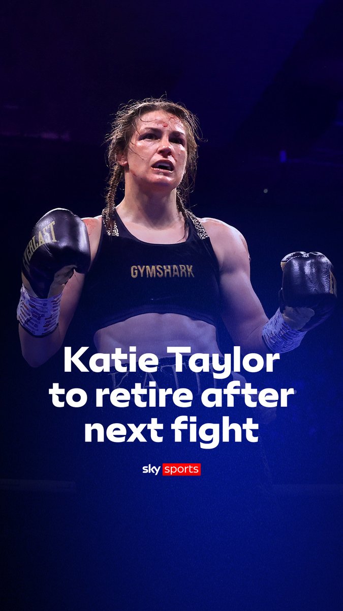 Katie Taylor has announced she plans to retire following a summer fight in Dublin 🚨