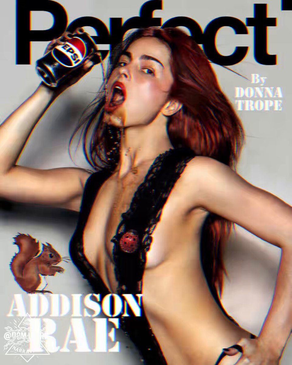 🔥🚨VIRAL NOW: Grammy nominated singer and Hollywood actress Addison Rae just made the cover of Perfect Magazine with a can of Diet Pepsi.