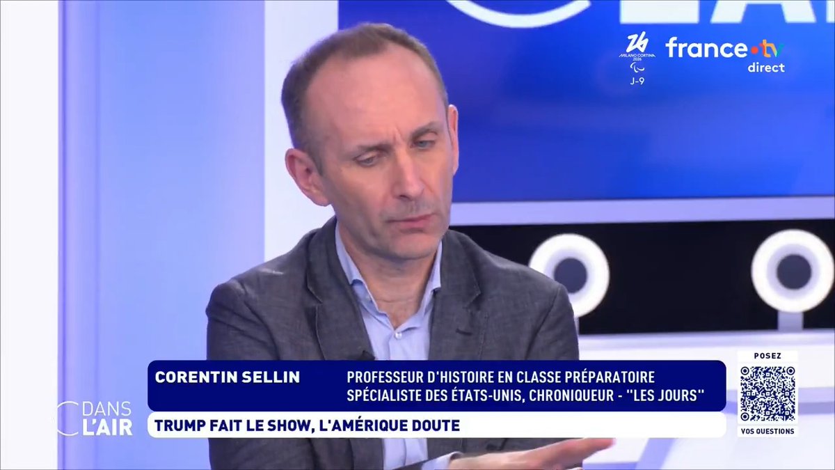 "Les conseillers de #Trump lui avaient dit de ne pas trop parler de politique étrangère. Il a beaucoup parlé d'assurance santé, du logement parce qu'il a l'espoir de convaincre les électeurs que tout va bien, et c'est la clé pour les élections de mi-mandat." Corentin Sellin #cda