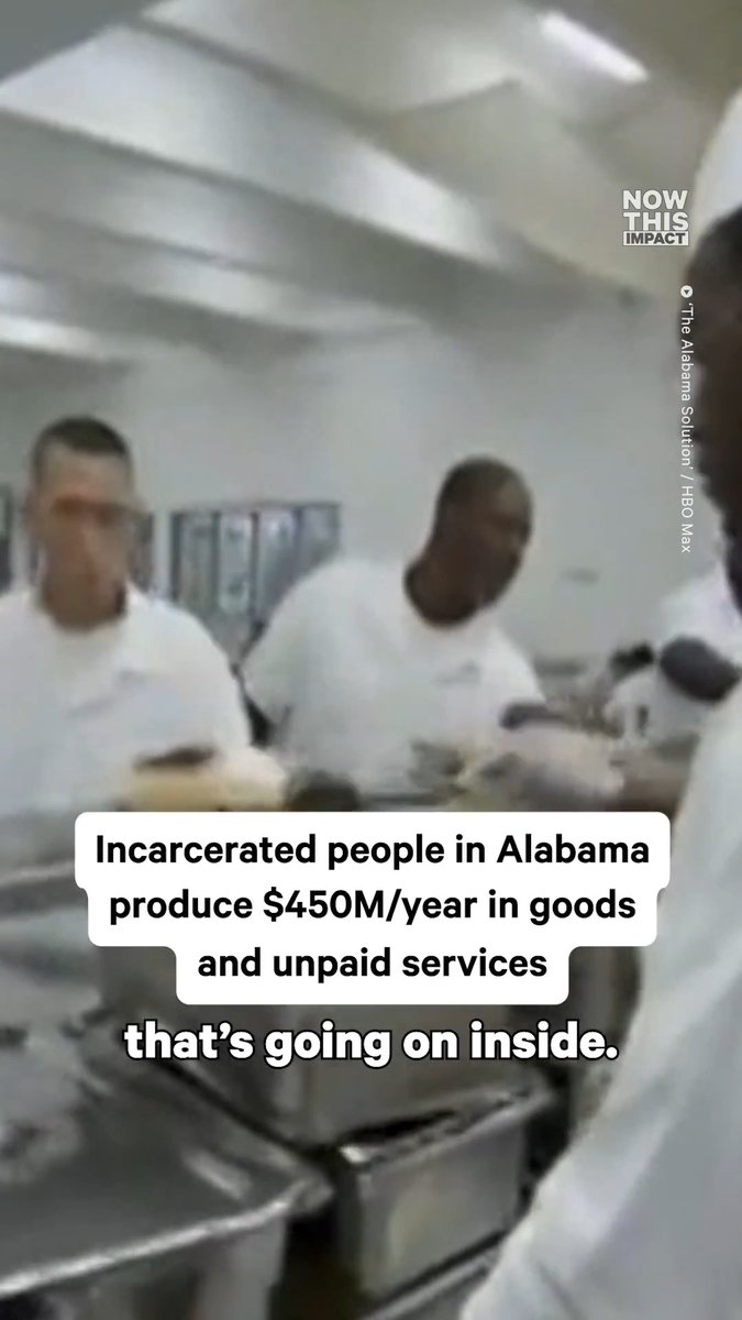 Right now, the state of Alabama extracts more than $450M per year in unpaid labor from incarcerated men and women. This urgent, Oscar-nominated documentary, ‘The Alabama Solution’, exposes the modern-day slavery happening every day in the state prison system. Watch to see how these incarcerated men are fighting for their human rights. Go to the link in The Alabama Solution bio to take action.