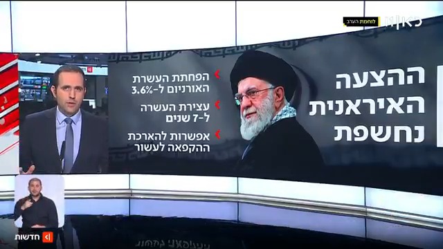 הפחתת העשרת אורניום ועצירת העשרה ל-7 שנים - ההצעה האיראנית למו"מ מול ארה"ב | פרסום ראשון של roi kais • روعي كايس • רועי קייס #מהדורתכאןחדשות עם טל ברמן Tal Berman