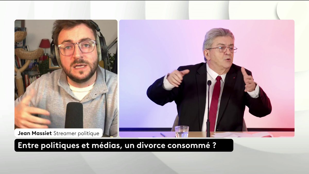 🔴 🗣️ Sélection des médias par LFI : "On est dans le retour de la stratégie populiste de Jean-Luc Mélenchon [...] de l'opposition du peuple face aux élites, et dans les élites il y a les médias", décrypte le streamer politique Jean Massiet. #ToutEstPolitique #Canal16