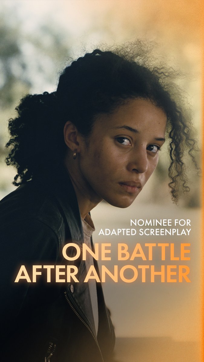 ONE BATTLE AFTER ANOTHER, written by Paul Thomas Anderson. Nominated for Writing (Adapted Screenplay) at the 98th Oscars. Watch the #Oscars LIVE on Sunday, March 15th, at 7e/4p on ABC and Hulu. #OnlyAtTheOscars