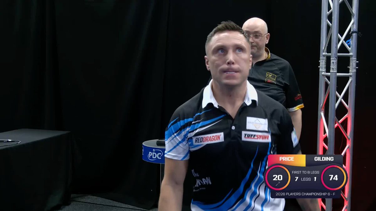 PRICE POWERS TO PC6 TITLE ❄️ Gerwyn Price wins his first ranking title of 2026 💪 The Iceman eases past Andrew Gilding 8-1 to prove his worth as the number one seed on the Players Championship circuit and claim glory in Leicester 🏆 #PC6