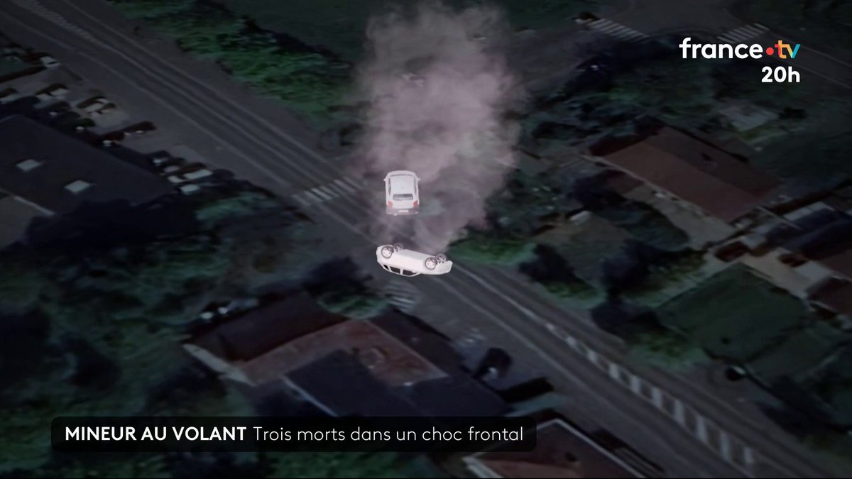 🔴⚡️ Drame dans le Pas-de-Calais : une collision violente entre deux voitures. L’une d’elle avait à son bord 4 adolescents de 15 ans, 2 sont décédés et 2 grièvement blessés. Le conducteur de l'autre voiture a aussi été tué. #JT20h