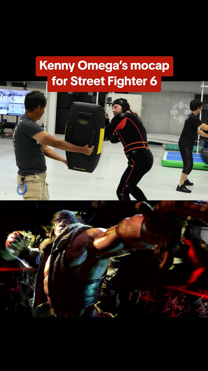 Did you know Kenny Omega did the motion capture for Street Fighter 6's DLC character, Alex? #IGNFanFest