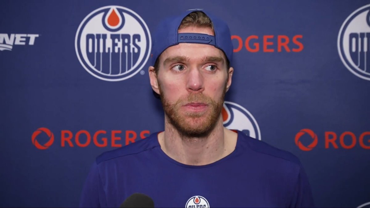 "It starts with a big road trip here." After retuning from #MilanoCortina2026, Connor McDavid shares his outlook heading into the remainder of the #Oilers season. Enterprise | #LetsGoOilers