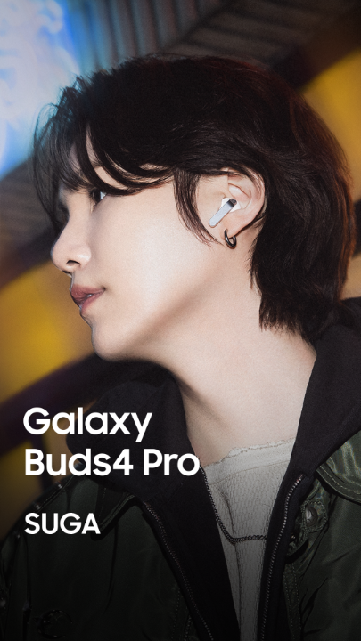Do estúdio do SUGA (@agustd) diretamente para os teus ouvidos👂#GalaxyBuds4Pro Comenta com um 🔥 se estás pronto para a vida com som imersivo. #GalaxyAI #GalaxyBuds4