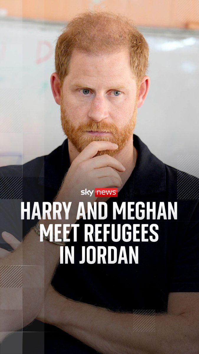 The Duke and Duchess of Sussex met with children in refugee camps and hospitals as part of a tour of Jordan. The country has long been a destination for many refugees, with the latest wave of displaced people resulting from the Gaza war. Read more ➡️