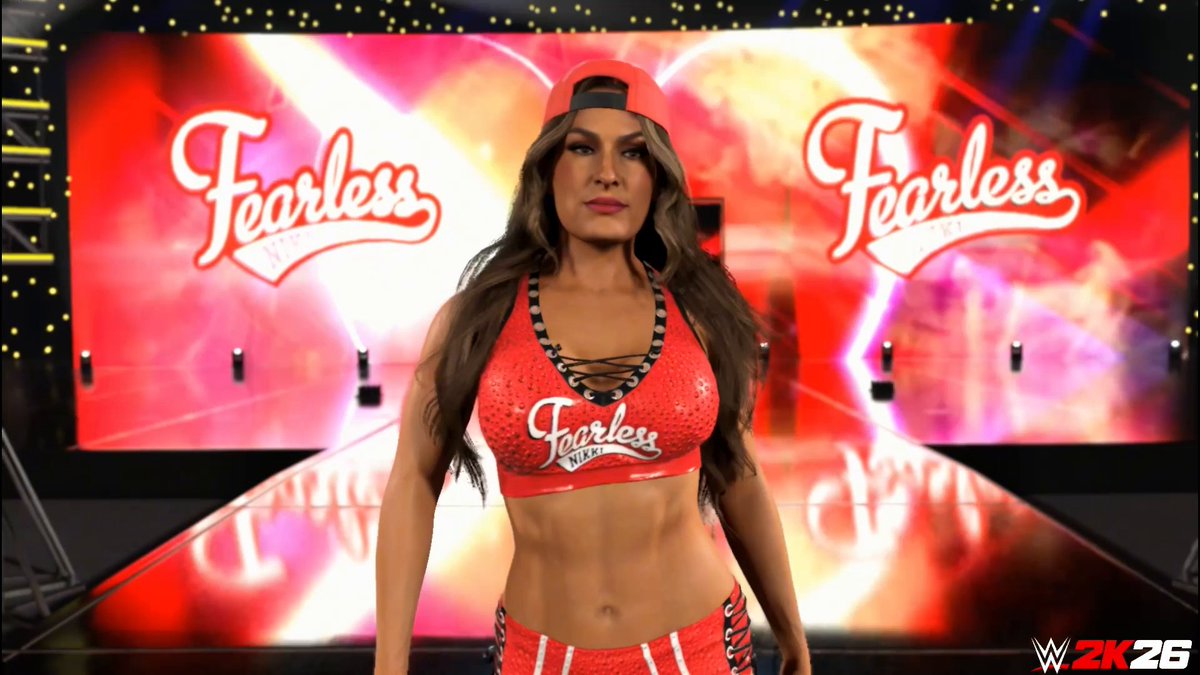 Fearless &amp; Flawless 💋✨👠 #WWE2K26 #FirstLook