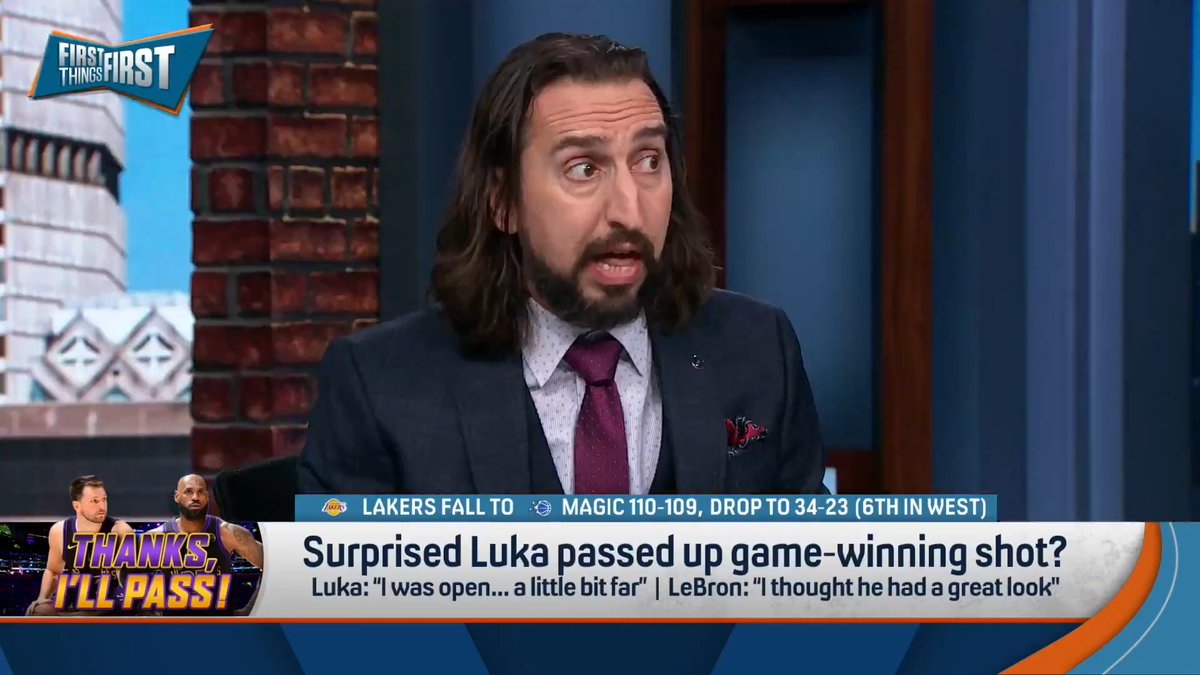“I do not think he was trying to throw Luka under the bus, but I think he was being honest in his surprise…he almost always protects his teammates. And it might be a sign of respect that Luka is the best player on this team…he doesn’t need protecting.” nick wright explains: