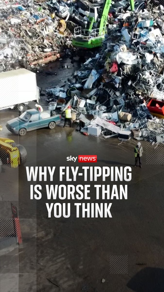 Sky News has spent time with a squad of enforcement officers tasked with tracking down fly-tippers. Victoria Seabrook reports from the area named as the fly-tipping capital of England ⬇️ Read more 🔗