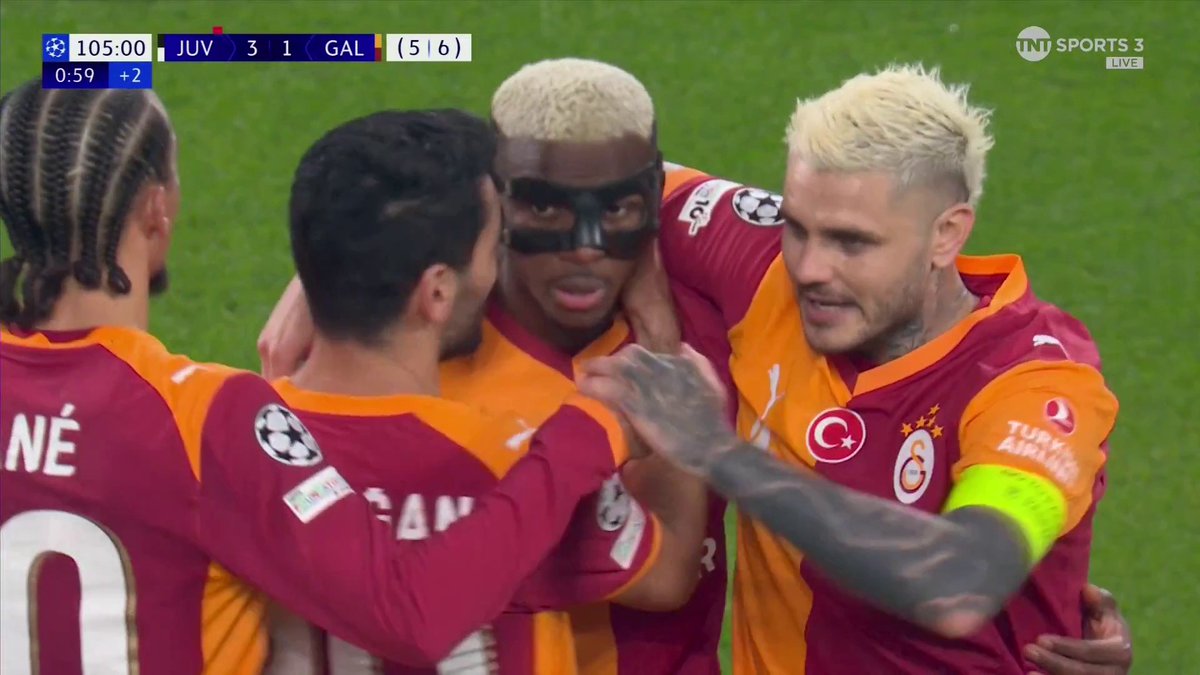 Victor Osimhen fires Galatasaray back in front on aggregate in extra time ⚽️ TNT Sports &amp; discovery+ UK