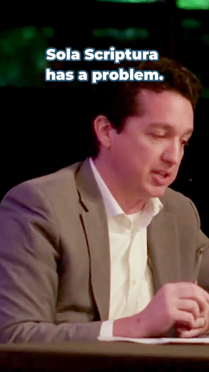 Sola Scriptura has a problem. Watch the full debate here: