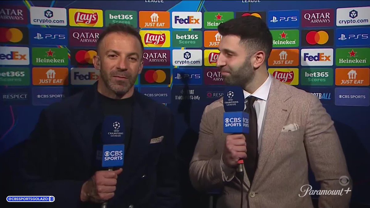 “Crazy, crazy game.” Alessandro Del Piero & Marco Messina soaking in the Juventus–Galatasaray chaos 😅