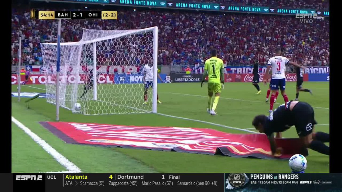 Gol de O'Higgins Arnaldo Castillo 🇧🇷 Bahia 2 (2) 🇨🇱 O'Higgins 1 (2) #Libertadores