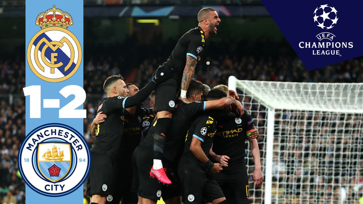 #OnThisDay: Real Madrid 1-2 #ManCity [2020] ⚽️ [60'] Isco - ⚽️ [78'] Gabriel Jesus ⚽️ [83' P] Kevin De Bruyne