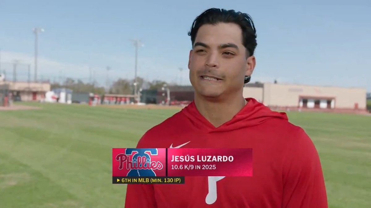 "It's only you out on the mound. It's you and that ball. I'm a firm believer that either you sink or you swim." - Jesús Luzardo on his mindset entering 2026 📺 30 Clubs, 30 Camps | Philadelphia Phillies
