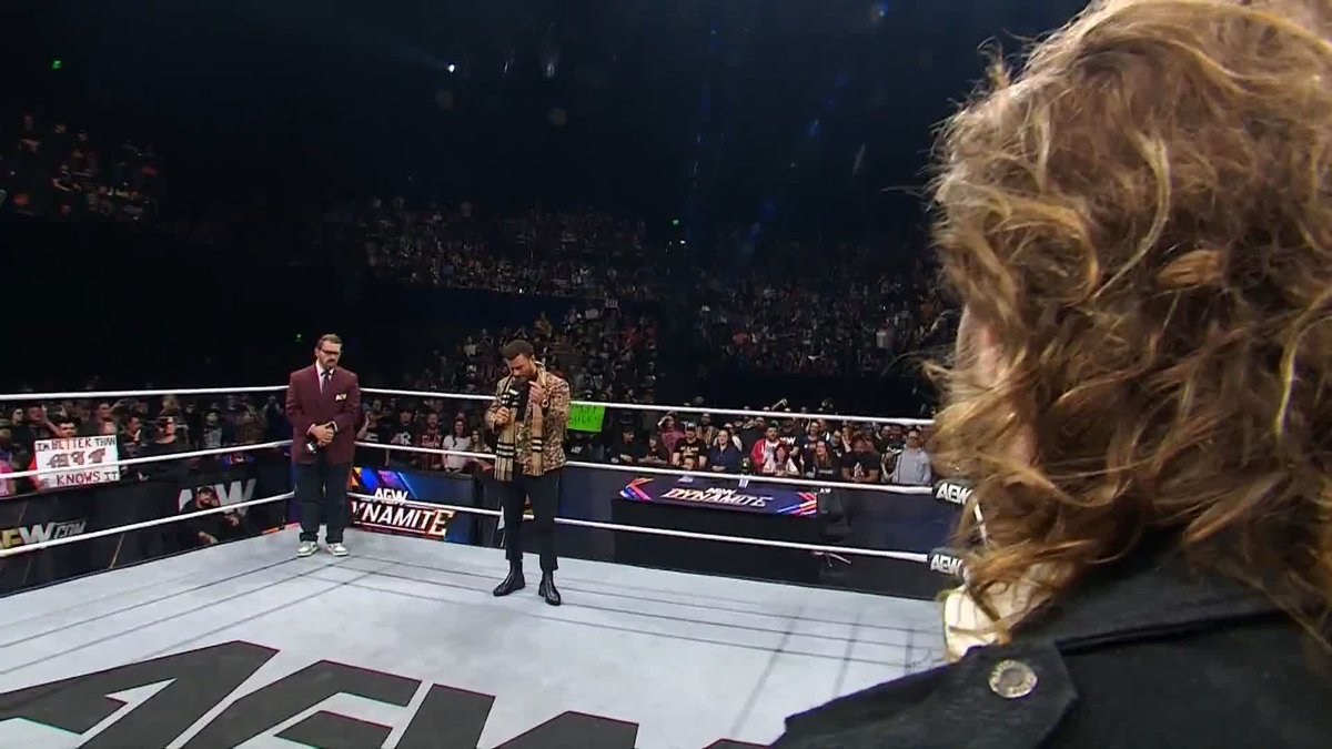 “You’re about to be the second man whose AEW wrestling career I ended by making sure they could never be champion again.” LMAOOOO SHOTS FIRED AT CODY #AEW #AEWDynamite