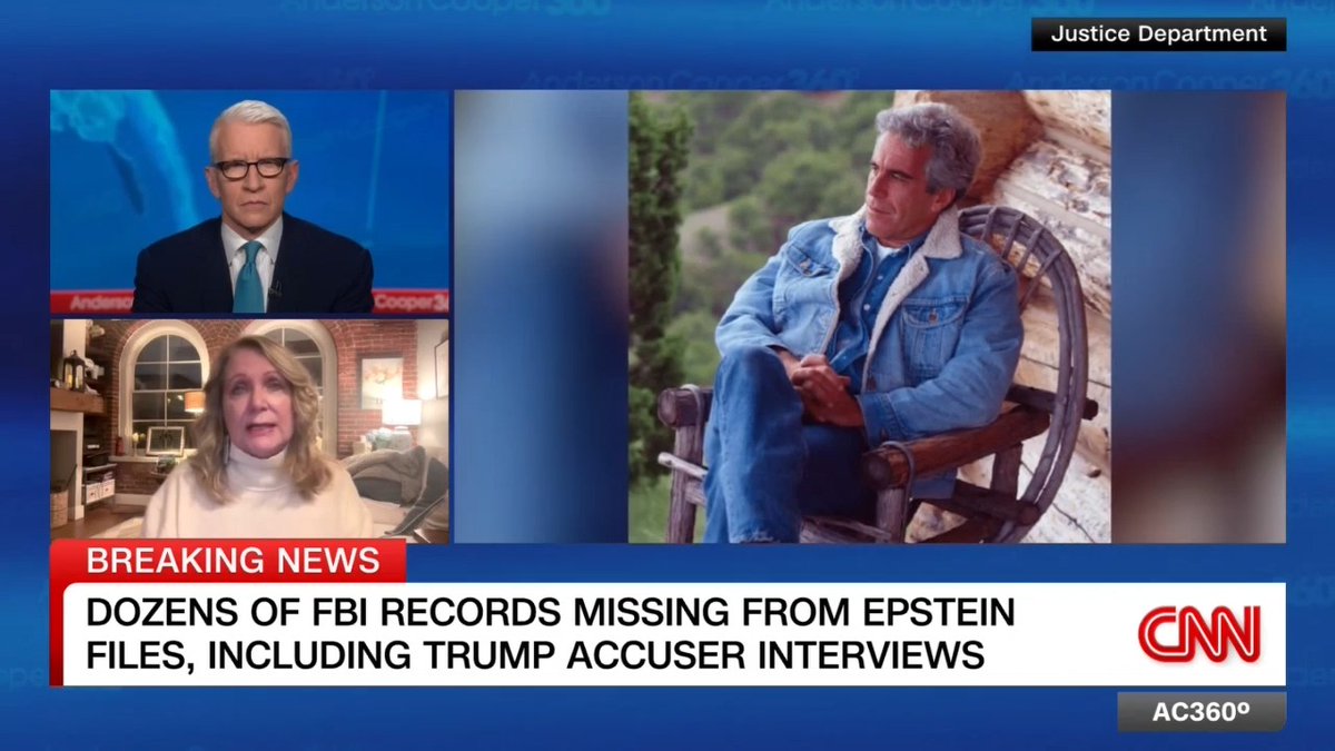 Miami Herald investigative reporter Julie K. Brown says reports of FBI records apparently missing from the Epstein files hurts the Justice Department's credibility. "It calls in to question whether they're trying to cover this up," she adds.
