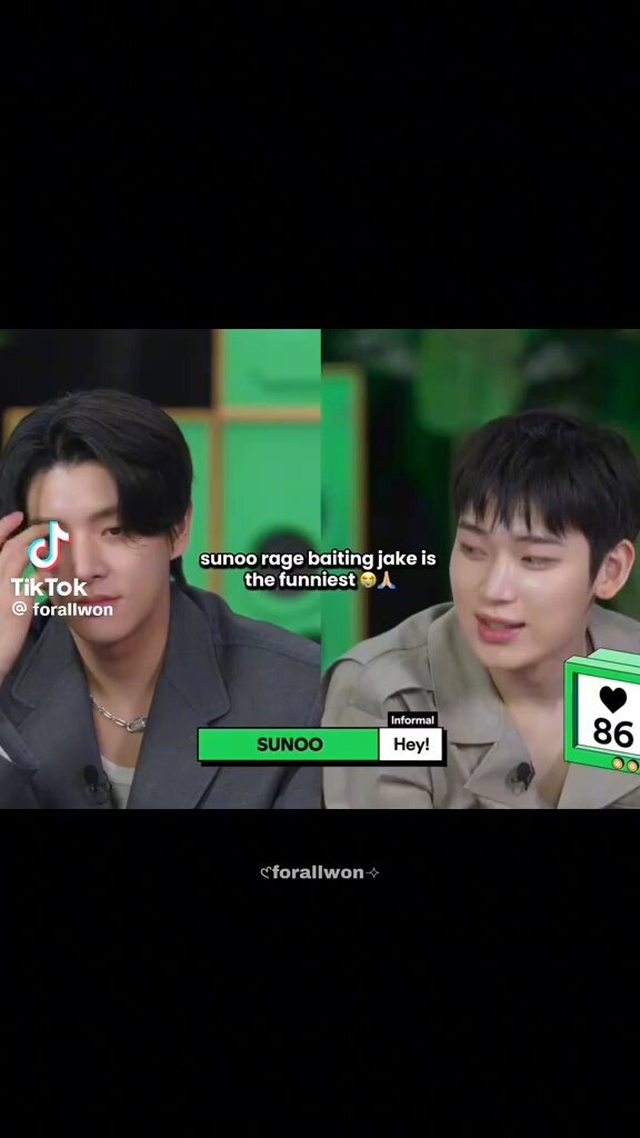 its so funny to me the way sunoo is like the only one who can actually rage bait jake 😭😭😭😭