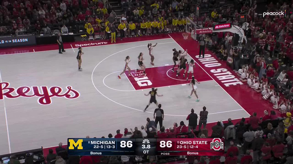 Game winner from Olivia Olson #GoBlue