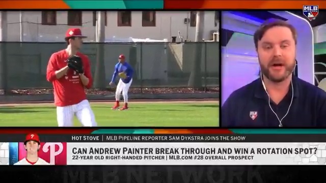 Will Andrew Painter break camp as a part of the Phillies rotation? “The way the rotation is kind of set up right now, he would probably be their No. 5 starter” - Sam Dykstra