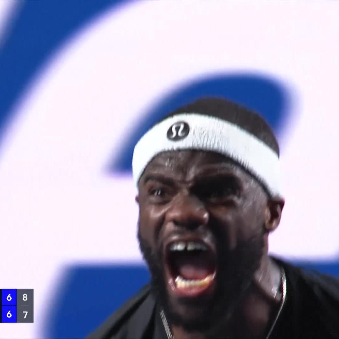 MONEY WHEN IT MATTERED 💰 Frances Tiafoe saves two match points and defeats Kovacevic 6-4 3-6 7-6. #AMT2026