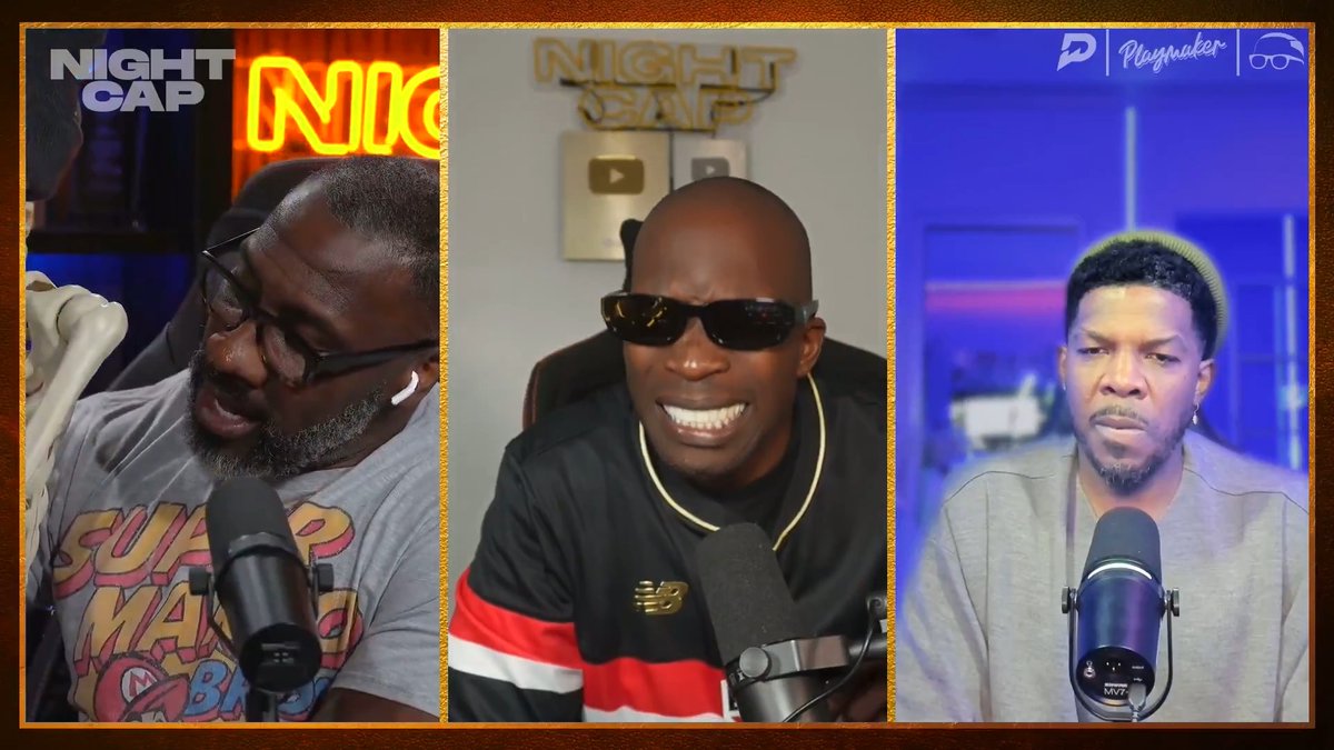 Unc breaks the news that he might have to get surgery on his meniscus. Informs the guys he did it bowling on Nightcap Outside…Now Iso saying he put BTK (Belt to Knee) 😅 shannon sharpe @Ochocinco isojoe #Nightcap