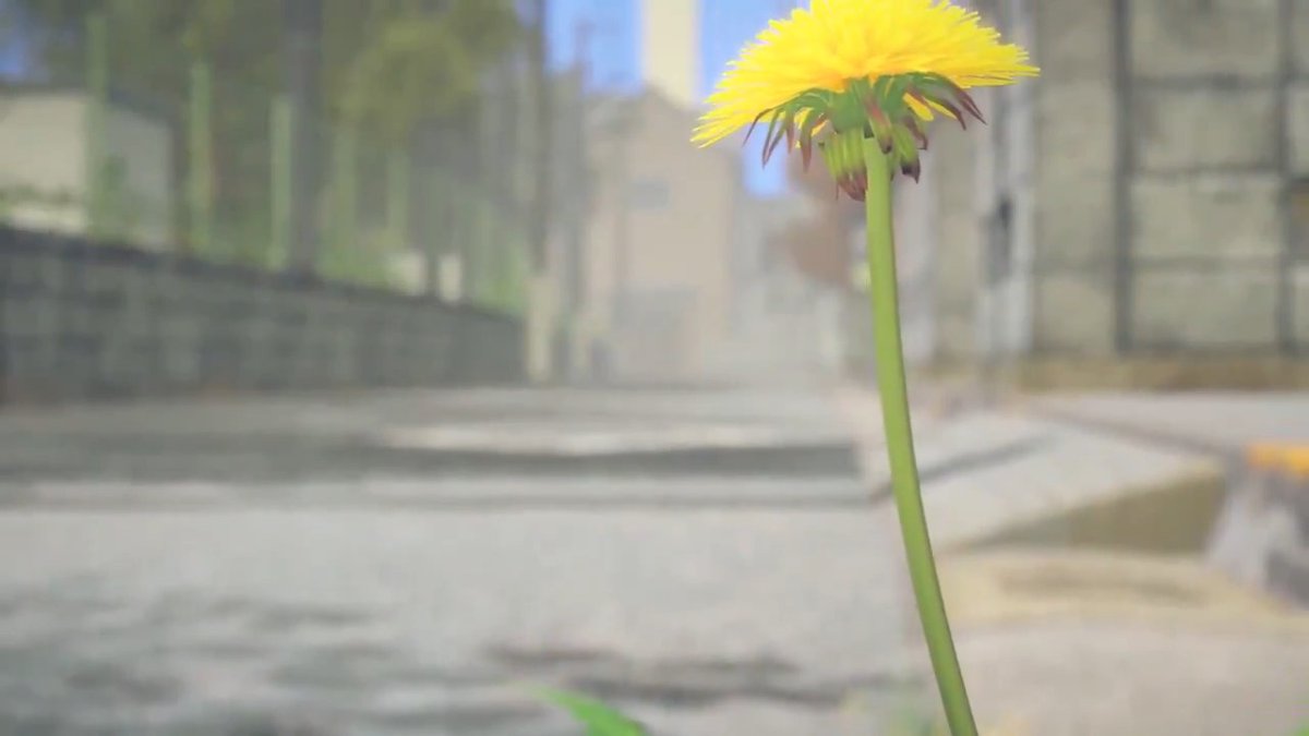 【ニュース】タンポポになって生きるゲーム『タンポポは耐える。』正式発表。生えてるだけで試練の連続、ど根性タンポポライフシム