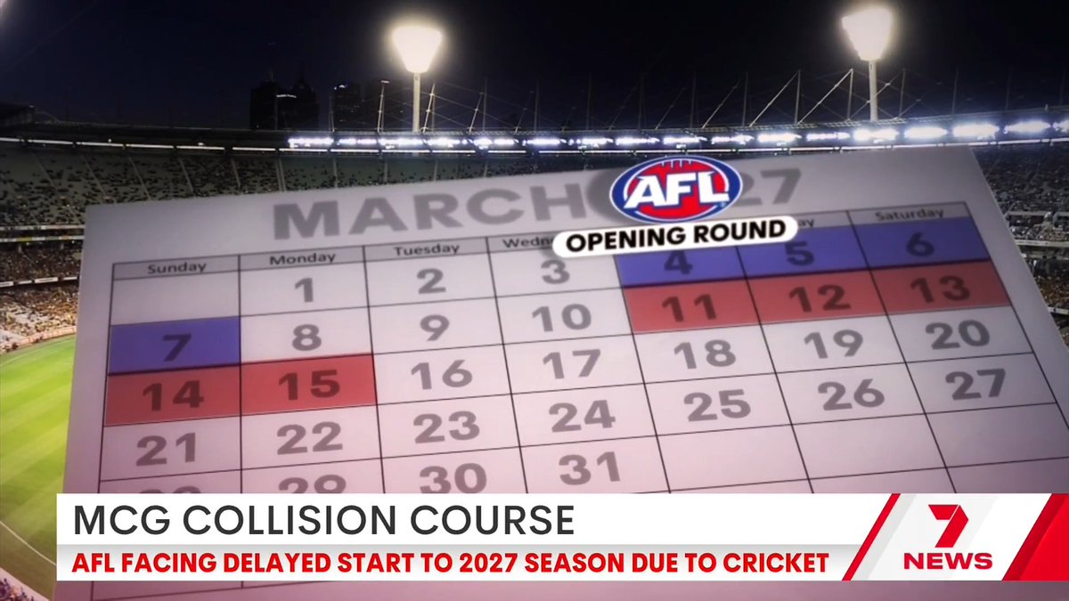 With just a week until the season opener, the AFL already has one eye on next year's fixture. Xander McGuire has the details. 7AFL