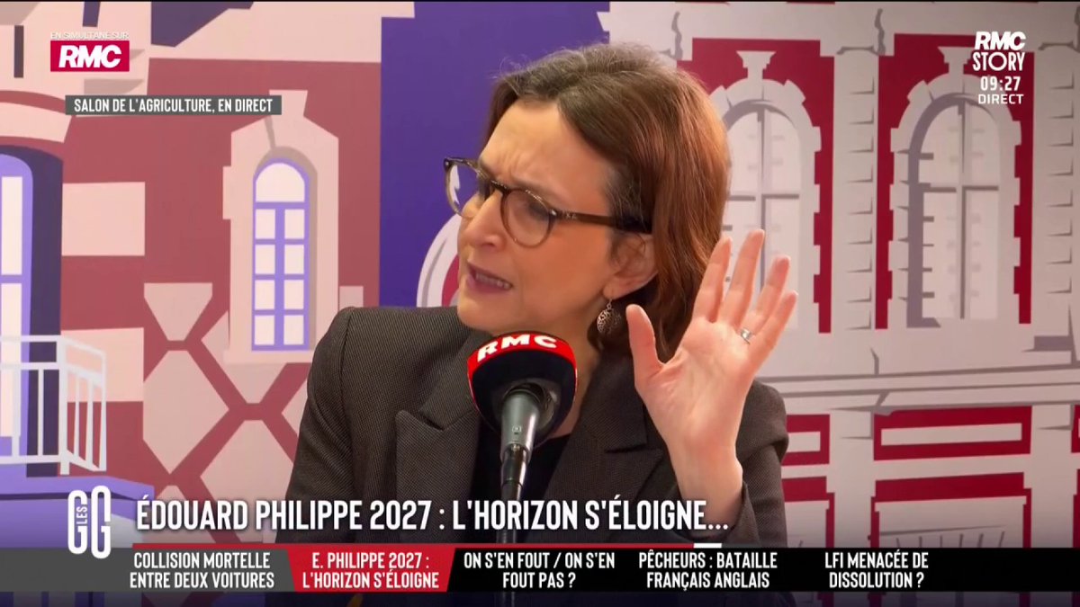 🗣️ Barbara Lefebvre se lâche sur Edouard Philippe : "C'est lui qui mettait nos grands-parents dans la cuisine, qui interdisait les gens d'aller aux enterrements pendant le covid... Adios amigos ! Afuera !" #GGRMC