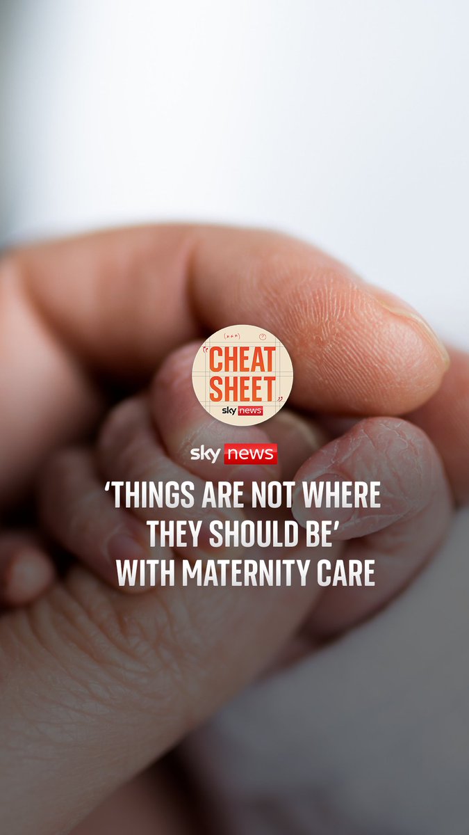Baroness Amos has said in her interim report: "Maternity and neonatal services in England are failing too many women, babies, families, and staff." Sophy Ridge and Wilfred Frost have more on this story and the headlines on the Cheat Sheet podcast. 🎧