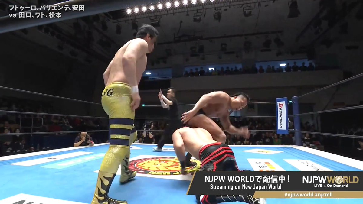 🇲🇽FANTASTICA MANIA 2026🇲🇽後楽園大会‼️ マスクドファラオとヤングライオン松本の連携の尻攻撃が炸裂🍑💥 🆚 新日本本隊🦁+CMLL 🇲🇽 × 新日本本隊🦁 視聴&登録⏩「NJPW WORLD」で検索📱 #NJPW #njpwworld #njcmll