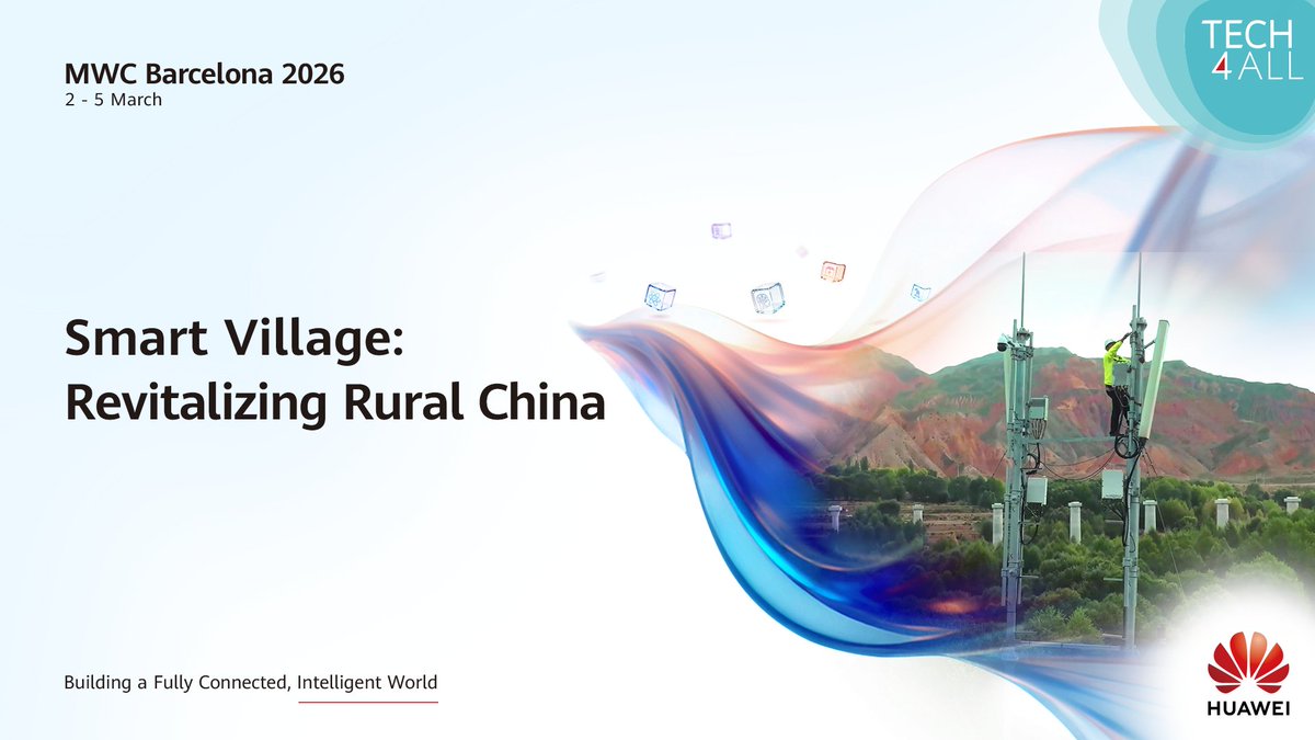 Across rural China, Smart Village initiatives are enhancing connectivity, enabling e-commerce, and supporting local industries. By combining digital platforms with community development, TECH4ALL is fostering inclusive growth. Stay tuned for more TECH4ALL initiatives at MWC 2026!