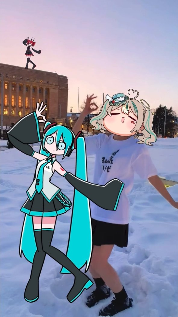 スプリットダンス海外編 7ヶ国目 フィンランド🇫🇮 with 天羽しろっぷ(天羽しろっぷ🧁໒꒱· ゚@電気代が払える身バレ系Vtuber )