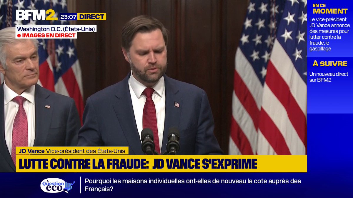 [ 🇺🇸 ÉTATS-UNIS | 🇮🇷 IRAN ] 🔸Le Vice-président américain, JD Vance, affirme que les États-Unis ont vu des preuves indiquant que l’Iran tente de reconstruire une arme nucléaire.