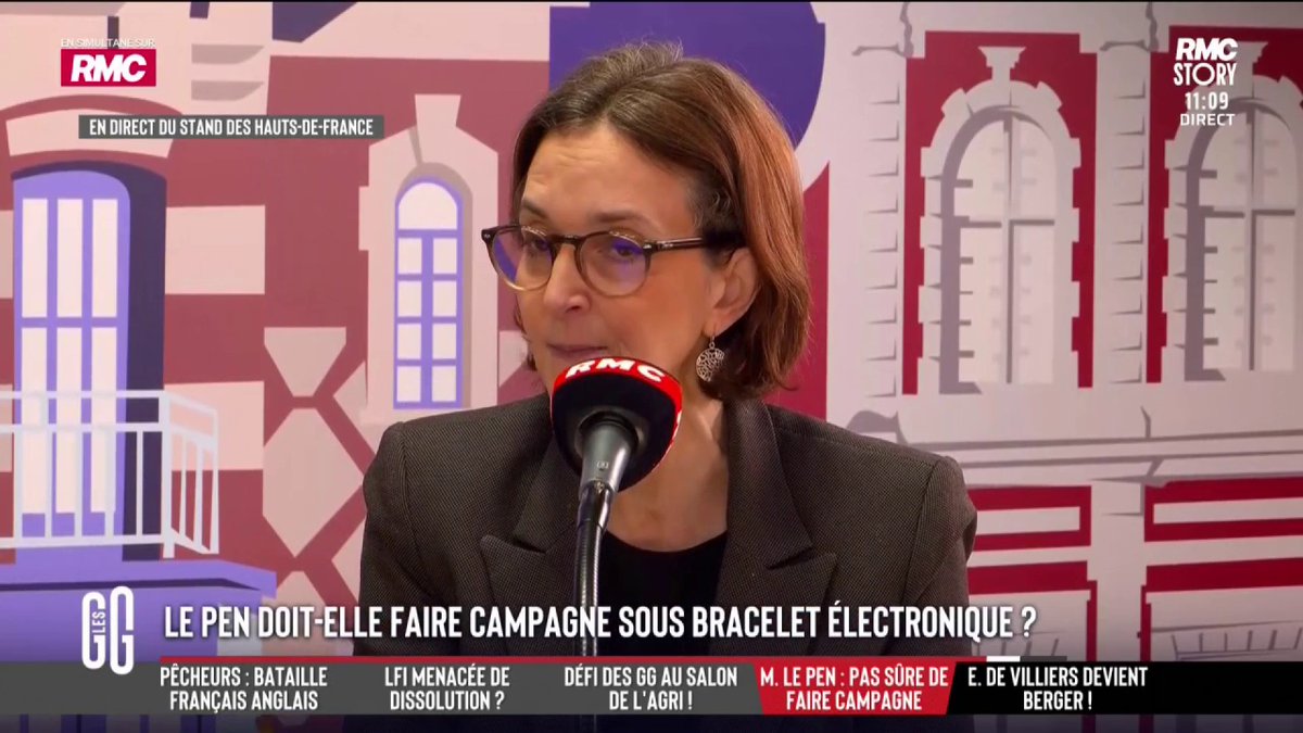 L’ineffable Barbara Lefebvre pense qu’il faut que Marine Le Pen fasse campagne avec un bracelet électronique pour montrer qu’elle veut renverser le système Faut voir le niveau de l’analyse 😳