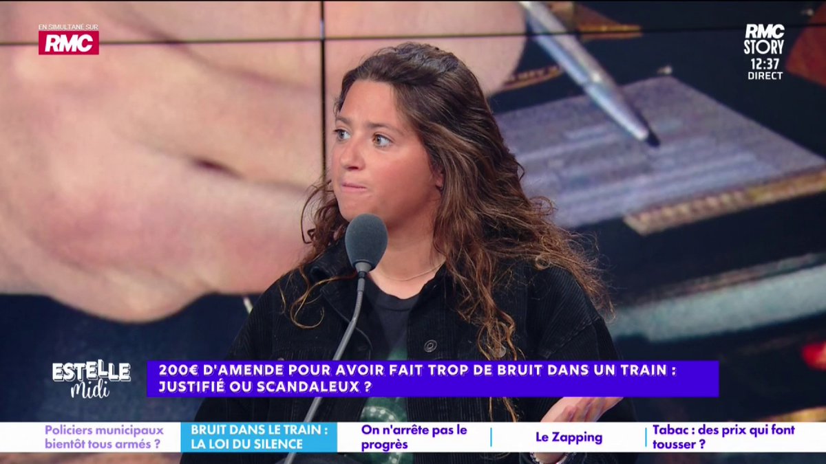 🚅 Amende/Bruit dans le train 🎙️ Elise Goldfarb : "Vous êtes lourds... Le bruit est subjectif ! Vous ce qui vous dérange c'est le téléphone, moi ce sont les bébés qui hurlent ! C'est ça la vie, j'adore quand il y a du bruit, de l'ambiance !" #EstelleMidi