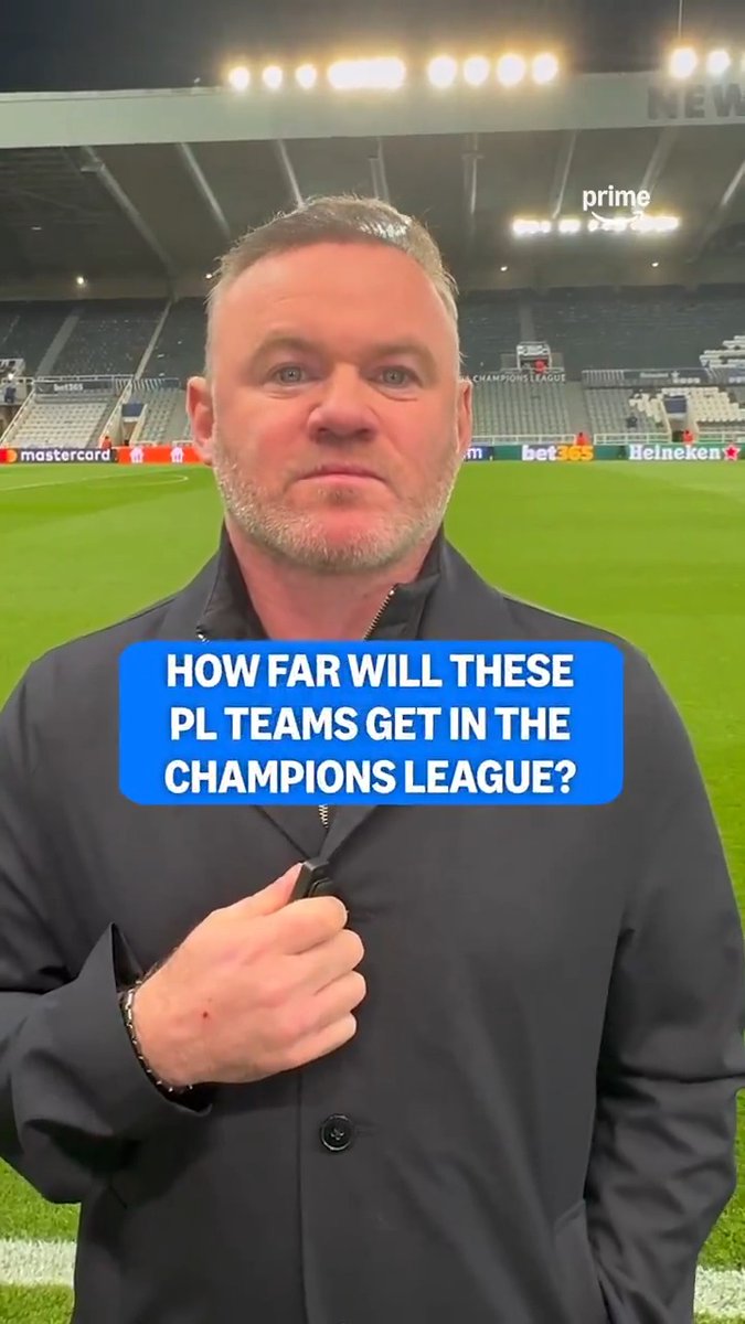 Spurs - Last 16 😬 Liverpool - Semi-finals 👀 Arsenal ______ Man City ______ Chelsea _____ Newcastle _____ Theo Walcott &amp; Wayne Rooney give us their predictions for Premier League clubs heading into the last 16 of the UCL 🤩🔮