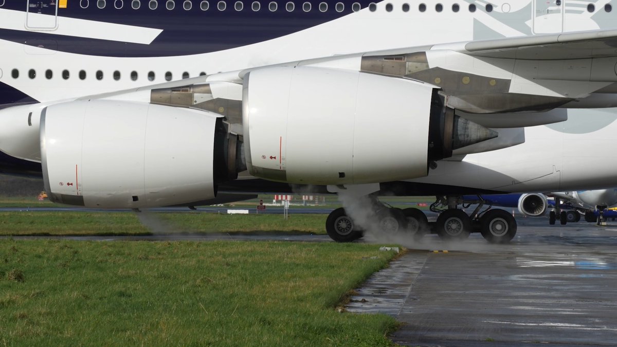 Until next time….✈️ Yesterday we said goodbye to the world’s largest passenger plane, the iconic A380, which took off from Shannon in its stunning new Lufthansa 100th anniversary livery, completed by International Aerospace Coatings What a sight! 🔗Read more via Lufthansa at: