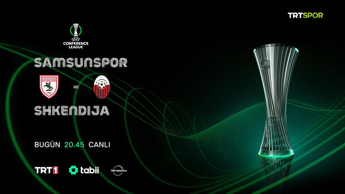 🇹🇷 Konferans Ligi'nde play-off heyecanı: Temsilcimiz Samsunspor, Shkendija karşısına tur için çıkıyor! Samsunspor 🆚Shkendija 🏆 #UECL ⏱️ 20.45 🏟 Samsun 19 Mayıs Stadyumu 📺 TRT 1